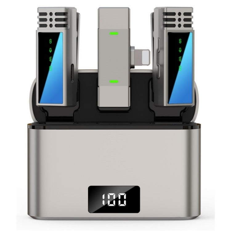 JMARY MW-15 per iPhone/iPad Microfono wireless lavalier 2.4G, 8 Pin Port JMARY MW-15 per iPhone/iPad Microfono wireless lavalier 2.4G, 8 Pin Port